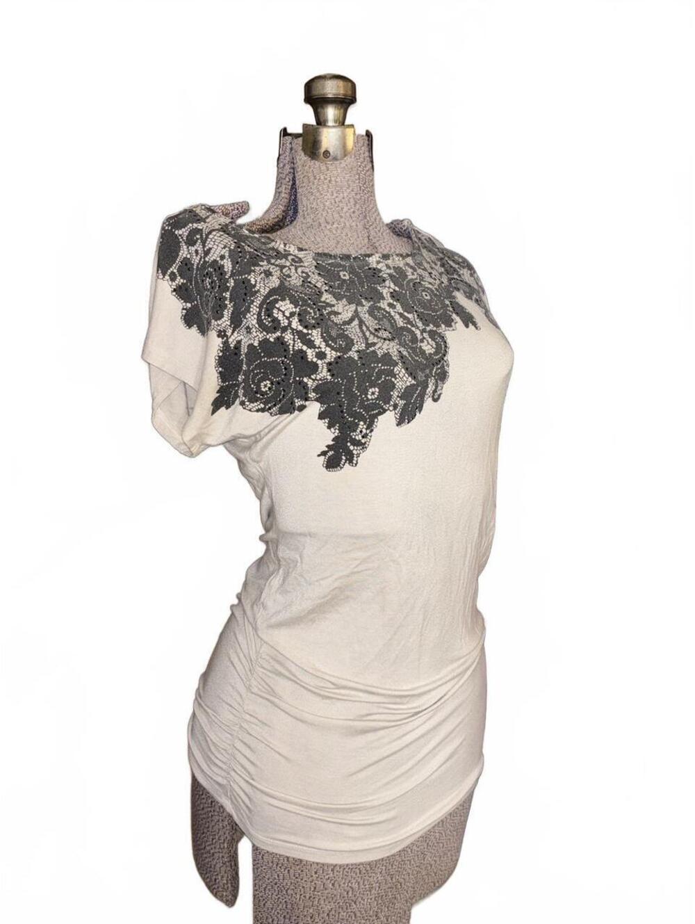 INC International Concepts cinched t-shirt